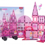 Magnetische Konstruktionsbausteine Rosa Prinzessin 58 Teile