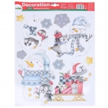 Weihnachtliche Fensterdekoration 41 × 29 cm