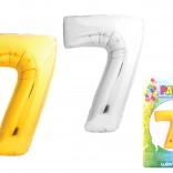 Luftballon Zahl 7, 40 cm