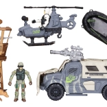 Militär-Set mit Figuren sowie Licht- und Soundeffekten 25 cm