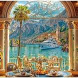 Puzzle Mediterranes Dessert 1500 Teile CASTORLAND