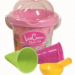 Androni Sandspielset Eiscreme – klein, rosa