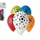 Aufblasbare Fußball-Ballons 30 cm, 5 Stk.