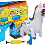 Große aufblasbare Wasserpistole Einhorn