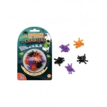 Klebende Silikon-Spinnen 3 cm – Set mit 12 Stück