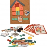 Kork-Nagelspiel – Abenteuer auf dem Bauernhof