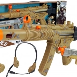 Militär-Set für Kinder mit zwei Pistolen, Headset und Pfeife