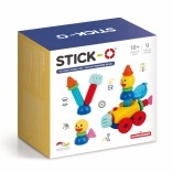 Magnetische Spielsachen Stick-O Mein erstes Set mit Rädern 9 Stück
