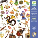 Djeco Metallic-Aufkleber – Königreich