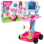 Kinder rosa medizinischer Wagen