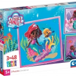 Clementoni Puzzle Arielle 3×48 Teile