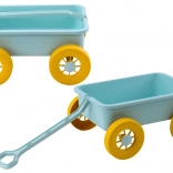 Pastell-türkiser Spielzeugwagen für Sand
