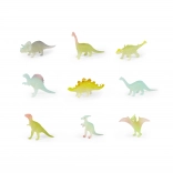 Neon Dinosaurier leuchten im Dunkeln