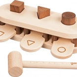 GOKI Holz-Klopfbank und Formensteckspiel