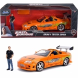 Modellauto Fast & Furious Toyota Supra 1/24 mit Figur
