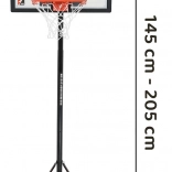 Verstellbarer Basketballkorb 205 cm mit Zubehör