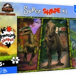 Puzzle XL Super Shape Dinosaurier JURASSIC WORLD 104 Teile