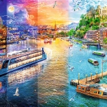 Puzzle 1000 Teile Flusskreuzfahrt
