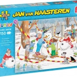 Puzzle JUMBO Jan van Haasteren Junior: Schneemann 150 Teile