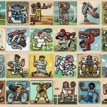 RAVENSBURGER Puzzle Fantastische Sportler XXL 300 Teile