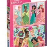 Clementoni Puzzle Disney Prinzessinnen 2×60 Teile