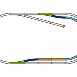 Piko Gleisset mit Bettung - Parallele Strecke