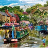 Gibsons Puzzle Ruhe am Fluss 1000 Teile