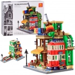 Konstruktionsset Architektur der Welt – BBQ-Restaurant Paris 1922 Teile