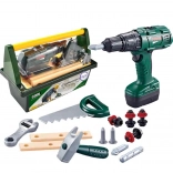 Großes Werkzeugset für Kinder Woopie mit Bohrmaschine, 15 Elemente