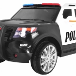 Elektrisches Kinder-Polizei-SUV mit Blinklichtern, Sirene und Fernbedienung