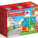 Magformers Städtchen: Krankenhaus - 22 Teile