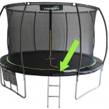 Schutzabdeckung für die Federn des Trampolins Sport Max 6 ft, schwarz-grün
