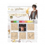 Stempel-Set mit Wachsmalstift Harry Potter 5+1