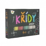 Bunte Straßenkreide in einer Box