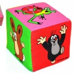 Textilwürfel Maulwurf 10 cm