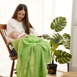 Tommy Lise Baumwoll-Musselin-Windel Opaline Green