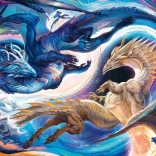 Puzzle Drachen Tag und Nacht