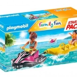 Playmobil Family Fun Starter Pack Wasserscooter mit Bananenboot