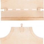 Small foot Holz-Autorennbahn – T-Kreuzung