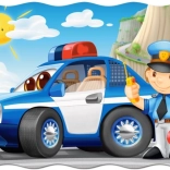 Puzzle Maxi Polizei 20 Teile