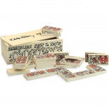 VILAC Holzdomino mit Motiv von KEITH HARING