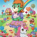 Puzzle mit Glitzer Familie Treflik 100 Teile