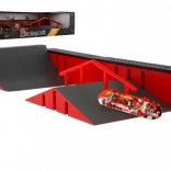 Mini-Skatepark mit Fingerboard Kunststoff-Set