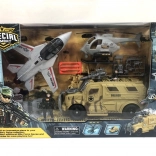 Großes Militärset, Düsenjäger und Kampfgerät