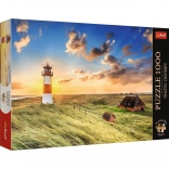 Trefl Puzzle 1000 Teile Photo Odyssey – Leuchtturm auf der Insel Sylt