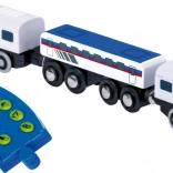 Elektrischer Zug mit Fernsteuerung für Holzbahn SMALL FOOT Maxim