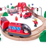 Holzeisenbahn Feuerwehr – 60 Teile