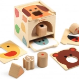 Holzpuzzle BoNBasic mit Tieren
