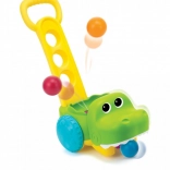 Krokodil-Rutscher mit Bällen