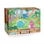 Kinderpuzzle Dinosaurier 24 Teile 50 × 34 cm